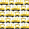 Tapeta: Yellow school bus seamless pattern background. design for fabric,